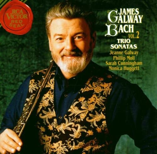 Album cover art for James Galway Plays Bach Vol. 2