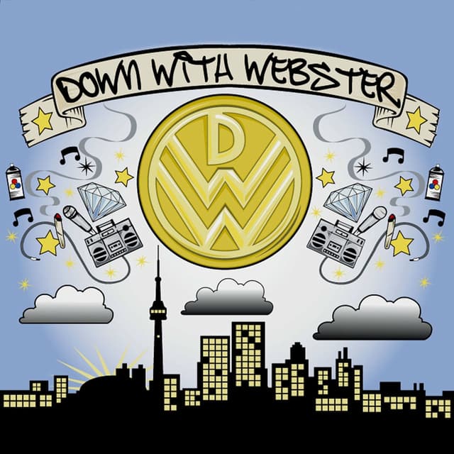 Album cover art for Down with Webster