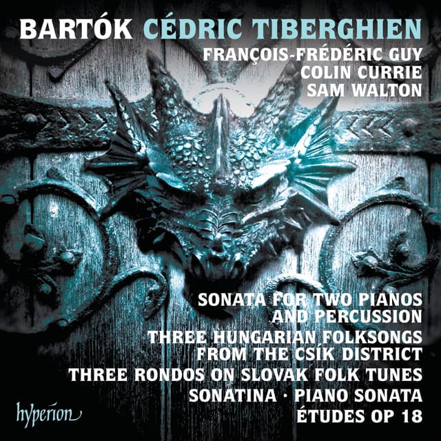 Album cover art for Bartók: Sonata for 2 Pianos and Percussion & Other Piano Music