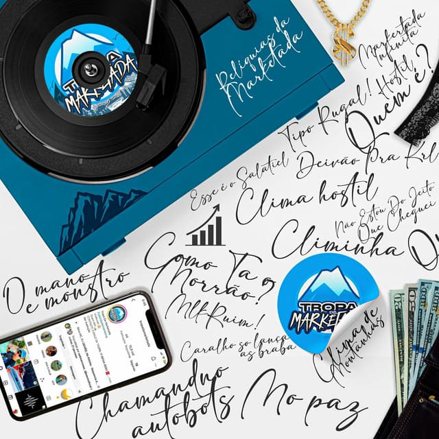 Album cover art for Relíquias da Marketada