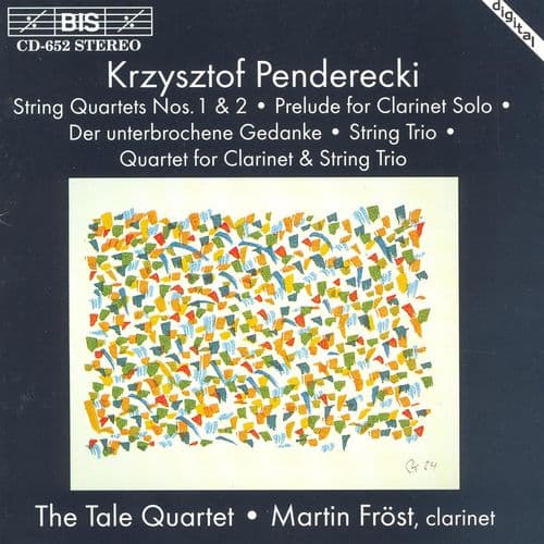 Album cover art for Penderecki: Chamber and Instrumental Music
