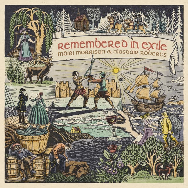 Album cover art for Remembered in Exile: Songs and Ballads from Nova Scotia