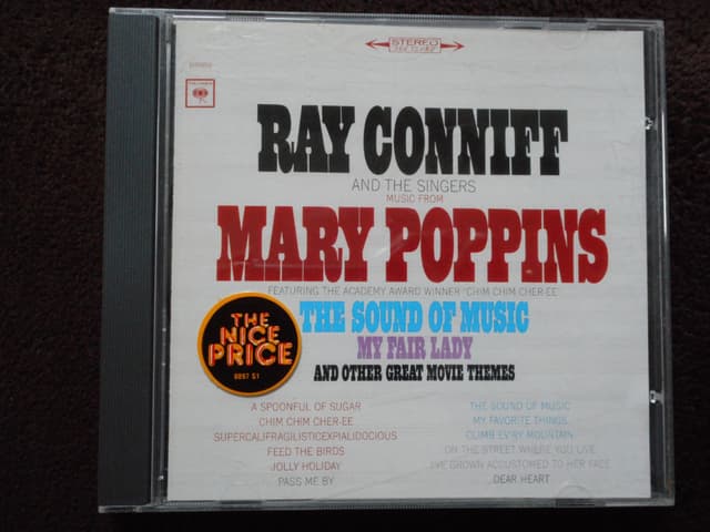 Album cover art for Music From Mary Poppins, The Sound Of Music, My Fair Lady And Other Great Movie Themes
