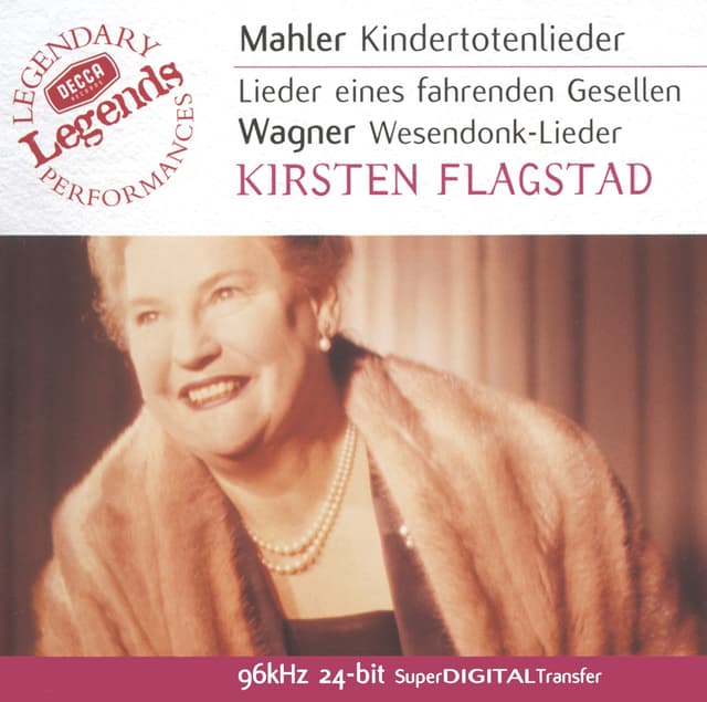 Album cover art for Mahler: Kindertotenlieder / Wagner: Wesendonk Lieder etc