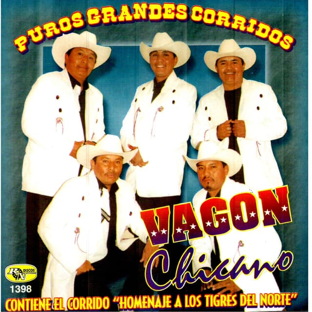 Album cover art for Puros Grandes Corridos