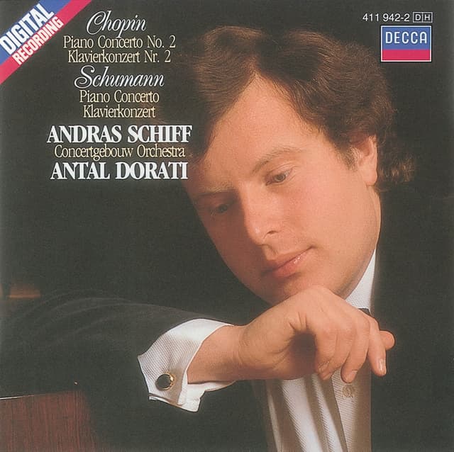 Album cover art for Chopin: Piano Concerto No. 2 - Schumann: Piano Concerto