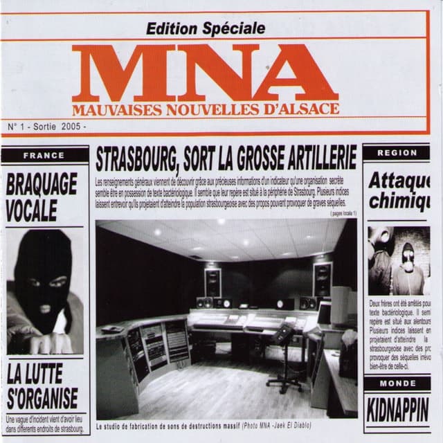 Album cover art for Mauvaises Nouvelles D'alsace