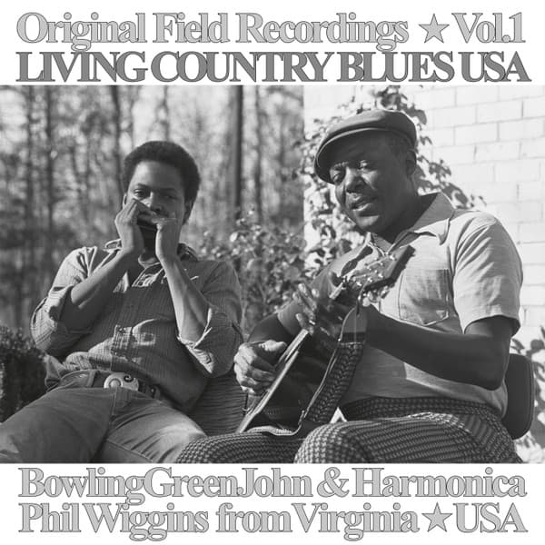 Album cover art for Living Country Blues USA