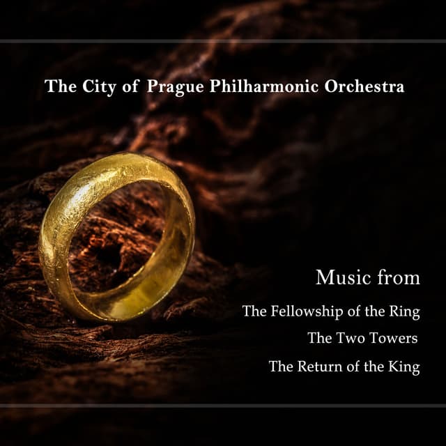 Album cover art for The City of Prague Philharmonic Orchestra Plays Music from The Lord of the Rings