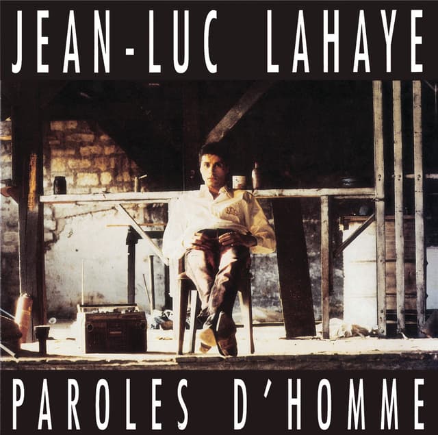 Album cover art for Paroles d'Homme