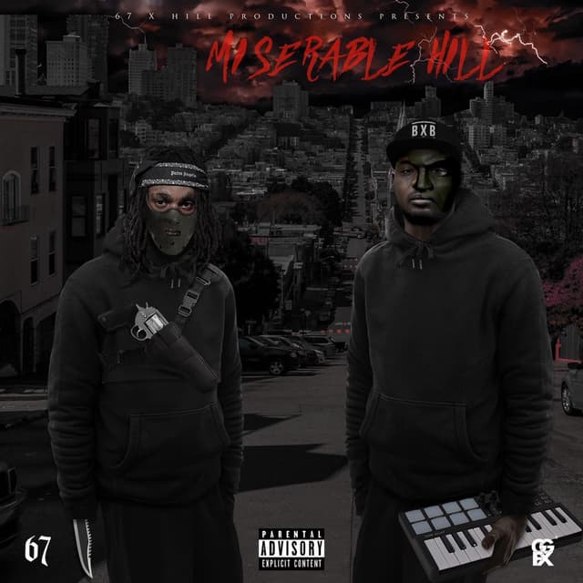 Album cover art for Miserable Hill