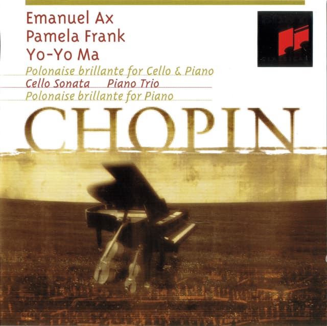 Album cover art for Chopin: Polonaise brilliante; Cello Sonata; Piano Trio