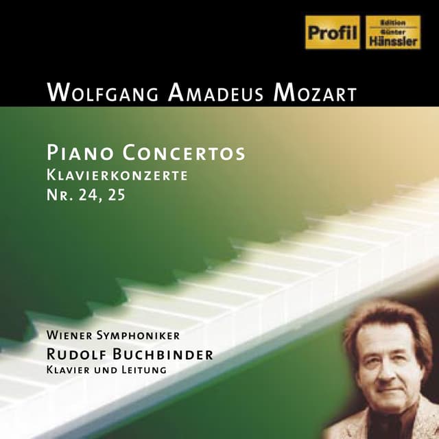 Album cover art for Mozart: Piano Concerto Nos. 24-25