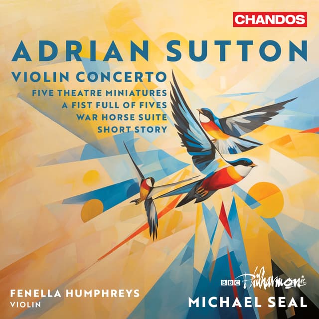 Album cover art for Adrian Sutton: Orchestral Works
