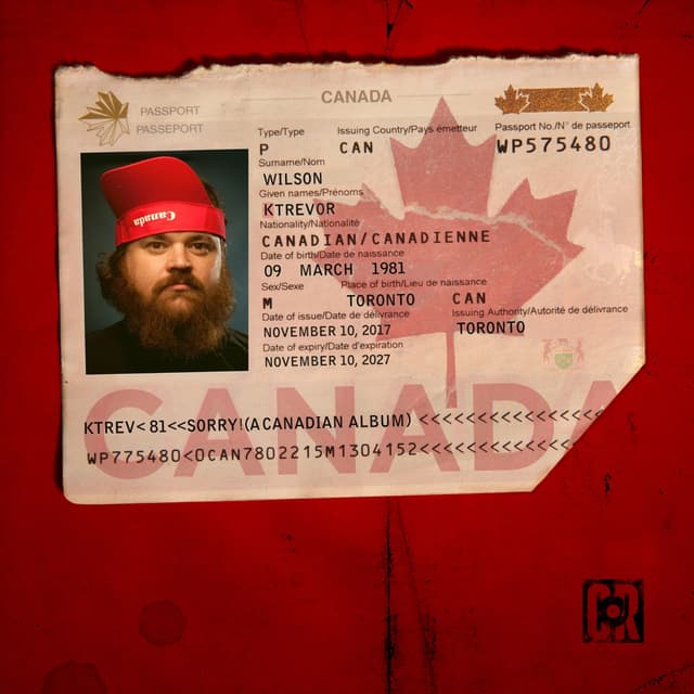 Album cover art for Sorry! (A Canadian Album)