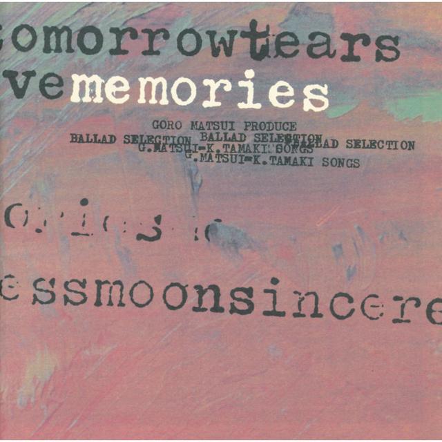 Album cover art for Memories