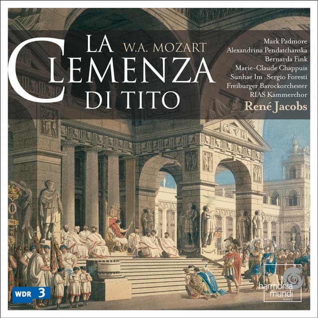 Album cover art for Mozart: La Clemenza di Tito