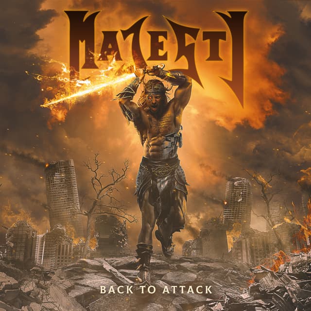Album cover art for Back to Attack