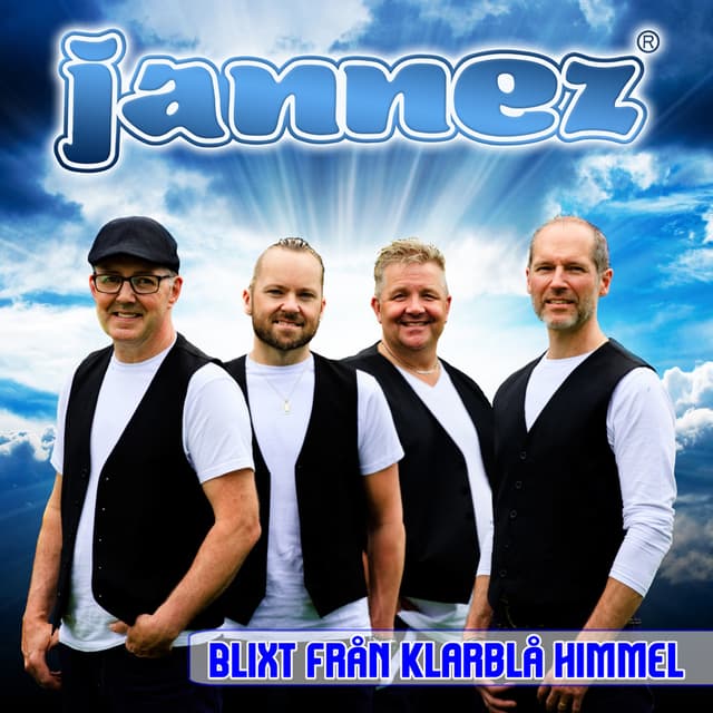 Album cover art for Blixt från klarblå himmel