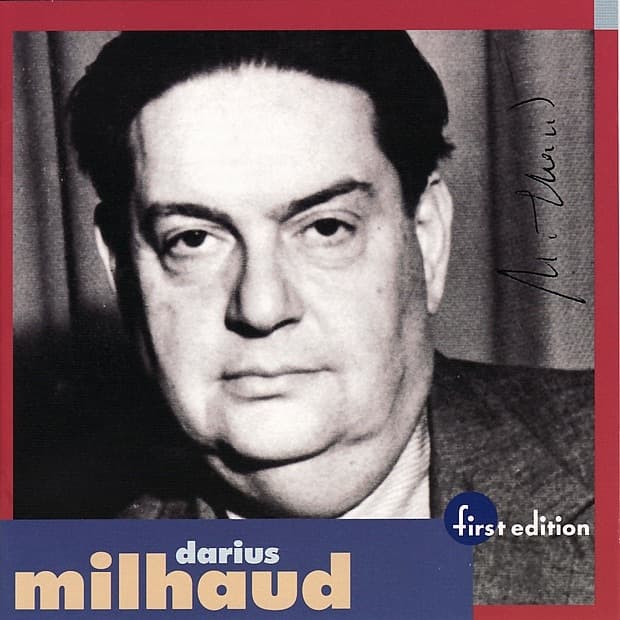 Album cover art for Darius Milhaud