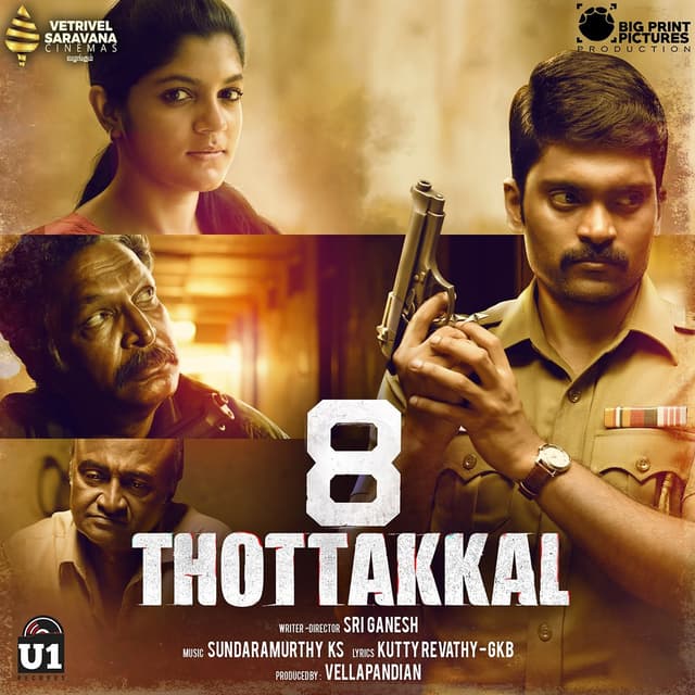 Album cover art for 8 Thottakkal (Original Background Score)