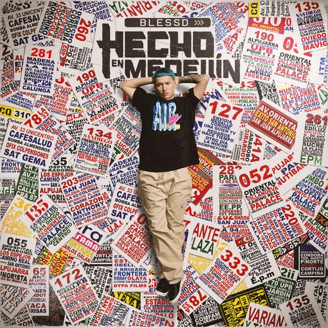 Album cover art for Hecho en Medellín