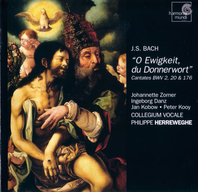 Album cover art for "O Ewigkeit, Du Donnerwort" Cantatas BWV 2, 20 & 176