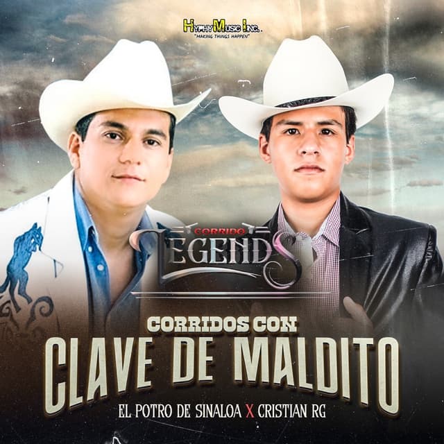Album cover art for Corridos con Clave de Maldito