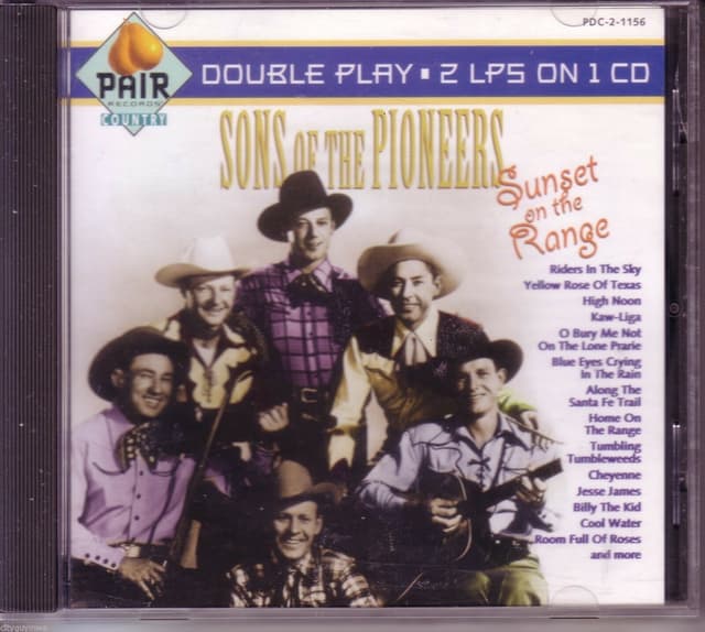 Album cover art for Sunset On The Range