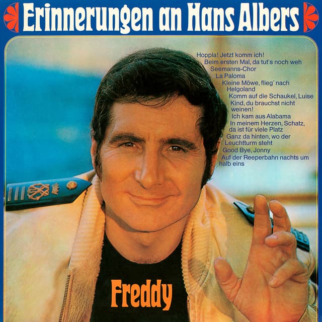 Album cover art for Erinnerungen an Hans Albers