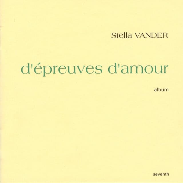 Album cover art for D'Épreuves d'Amour