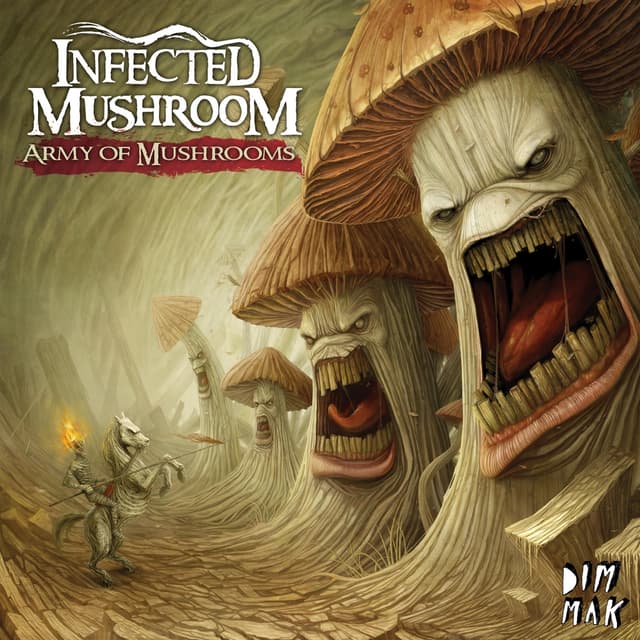 Album cover art for Army of Mushrooms
