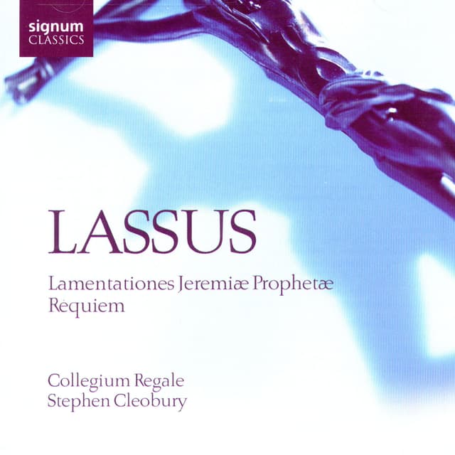 Album cover art for Lassus; Lamentationes Jeremiæ Prophetæ - Requiem
