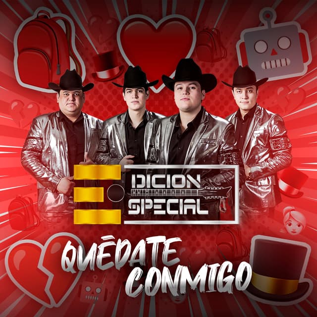 Album cover art for Quédate Conmigo