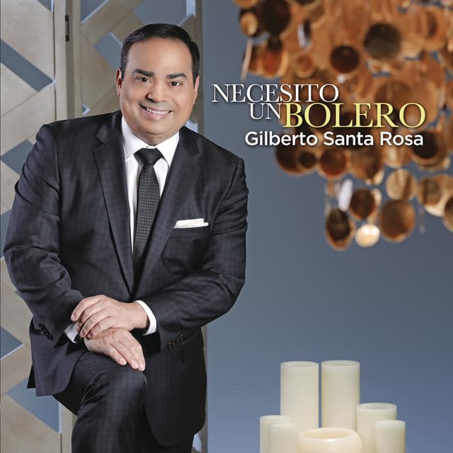 Album cover art for Necesito un Bolero