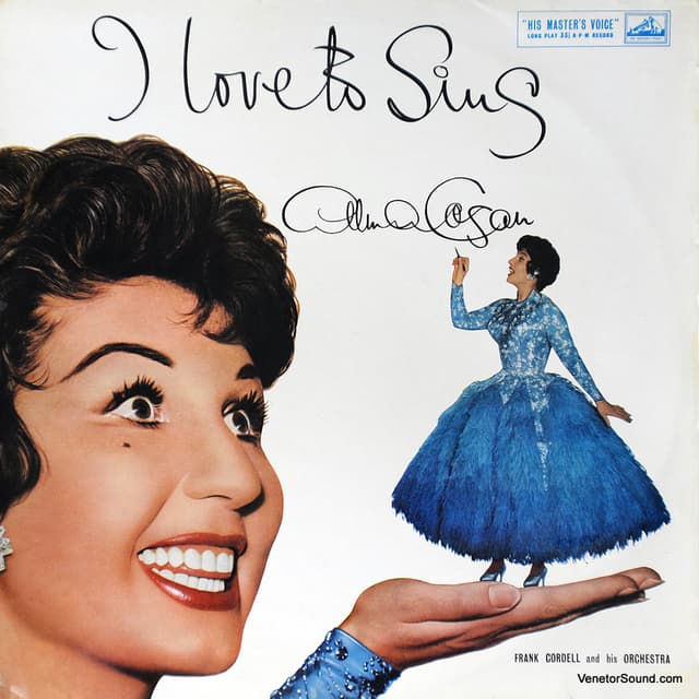 Album cover art for I Love to Sing