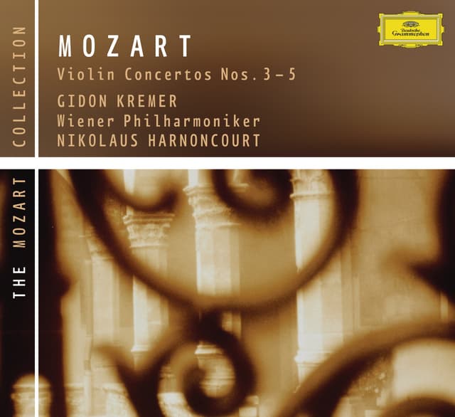 Album cover art for Mozart : Violin Concertos 3-5
