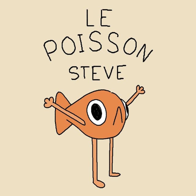 Album cover art for le poisson steve