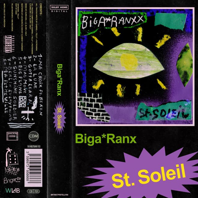 Album cover art for St. Soleil - Tape
