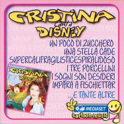 Album cover art for Cristina Canta Disney