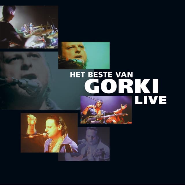 Album cover art for Het Beste Van Gorki …Live