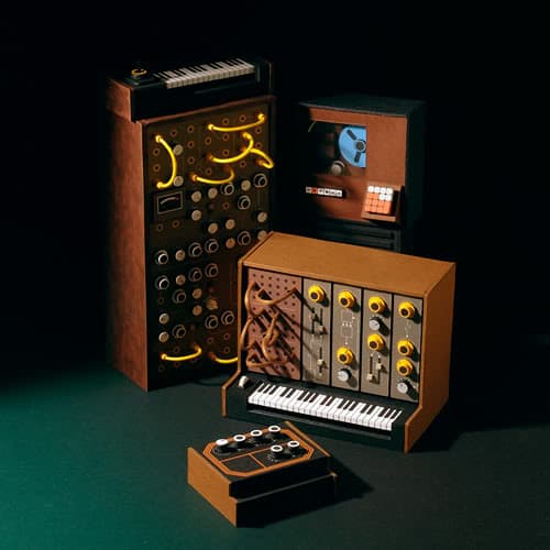 Album cover art for Moog Acid