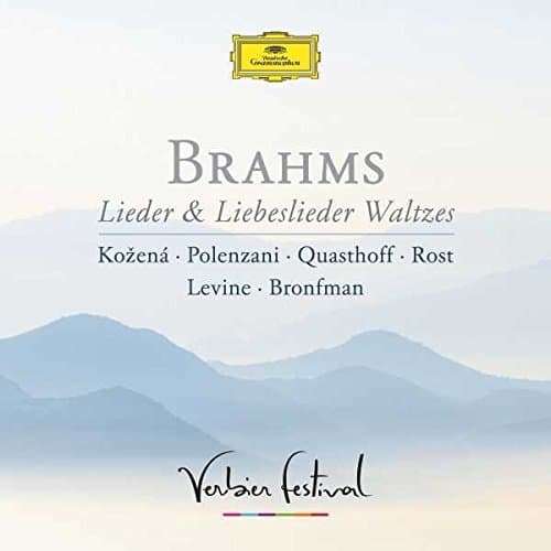 Album cover art for Brahms: Lieder & Liebeslieder Waltzes