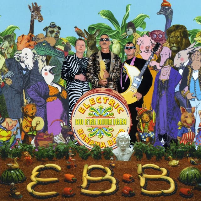 Album cover art for Nu är det djur igen