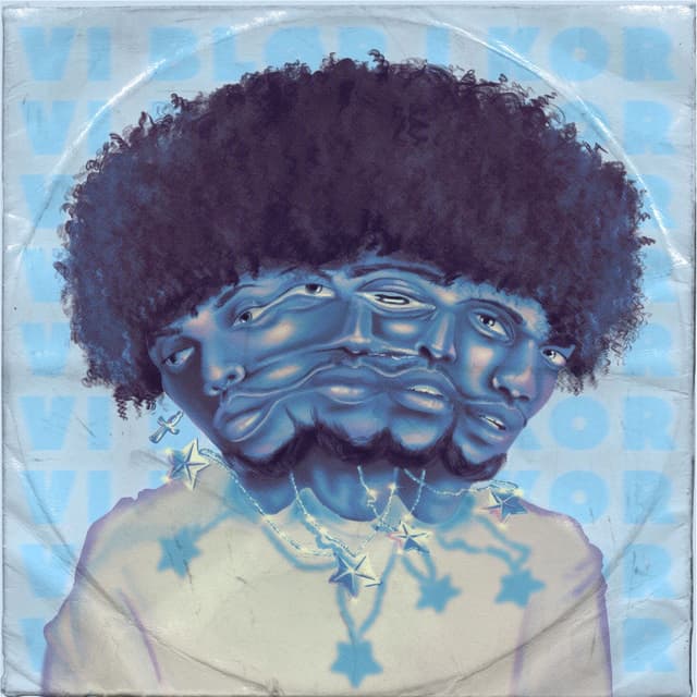 Album cover art for vi blør i kor.dlux