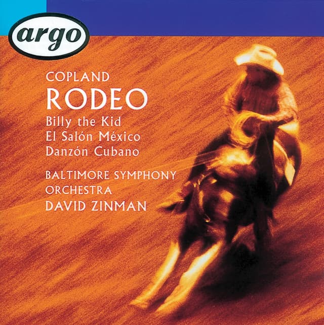 Album cover art for Copland: Rodeo - El Salón Mexico - Billy the Kid - Danzón Cubano