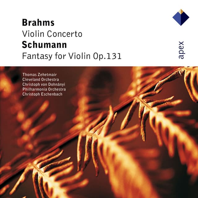 Album cover art for Brahms: Violin Concerto