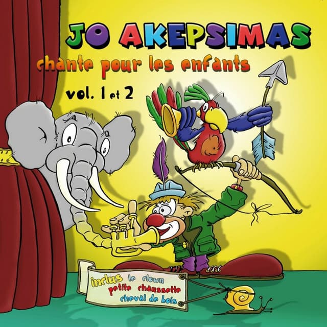 Album cover art for Jo Akepsimas chante pour les enfants, Vol. 1 et 2