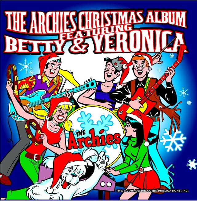 Album cover art for The Archies Christmas Album