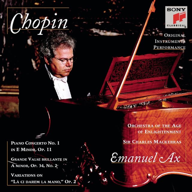 Album cover art for Chopin : Piano Concerto No. 1 ; Grand Valse Brillante No. 2 ; Variations On "La Ci Darem La Mano"